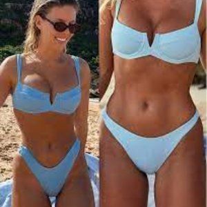 Monday Swimwear Byron Bottom M Periwinkle